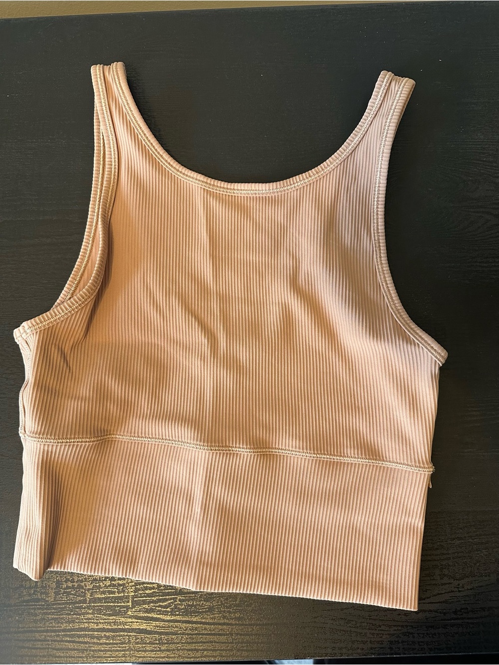 lululemon athletica Ribbed Crop Tank - Blush Pink